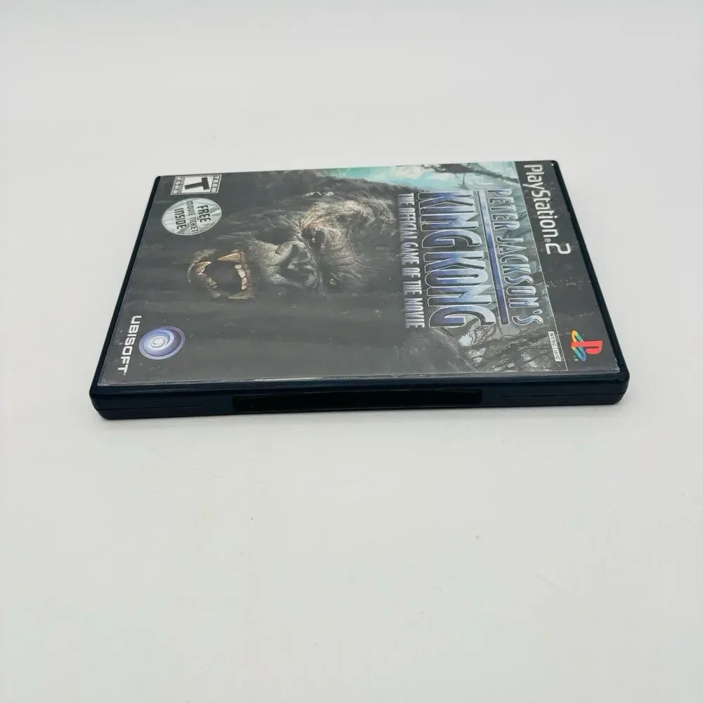 Peter Jackson's King Kong (Sony PlayStation 2 PS2) Complete W/ Manual + Ticket